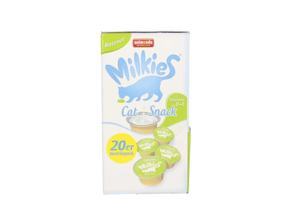 Animonda Milkies Balance Mleko dla kota z wit. D+e 20 × 15 g