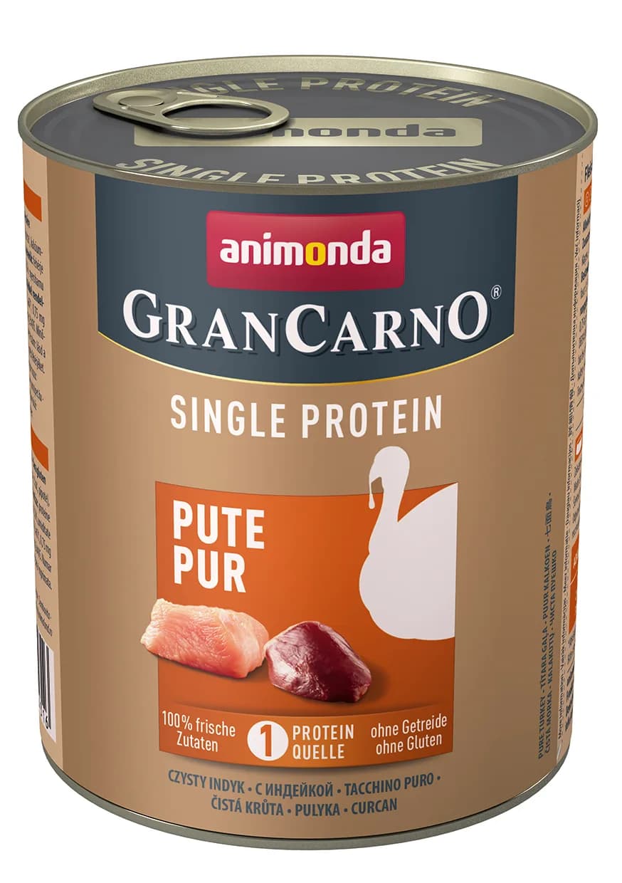 Animonda Grancarno Single Protein puszka indyk dla psa