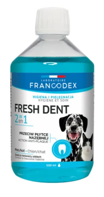 Francodex Fresh dent płyn do higieny jamy ustnej dla psów i kotów różna pojemność