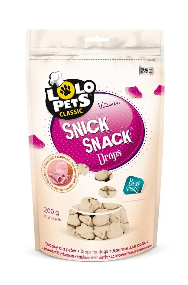 Lolo Pets Dropsy o Smaku Szynki z Witaminami przysmak dla psa