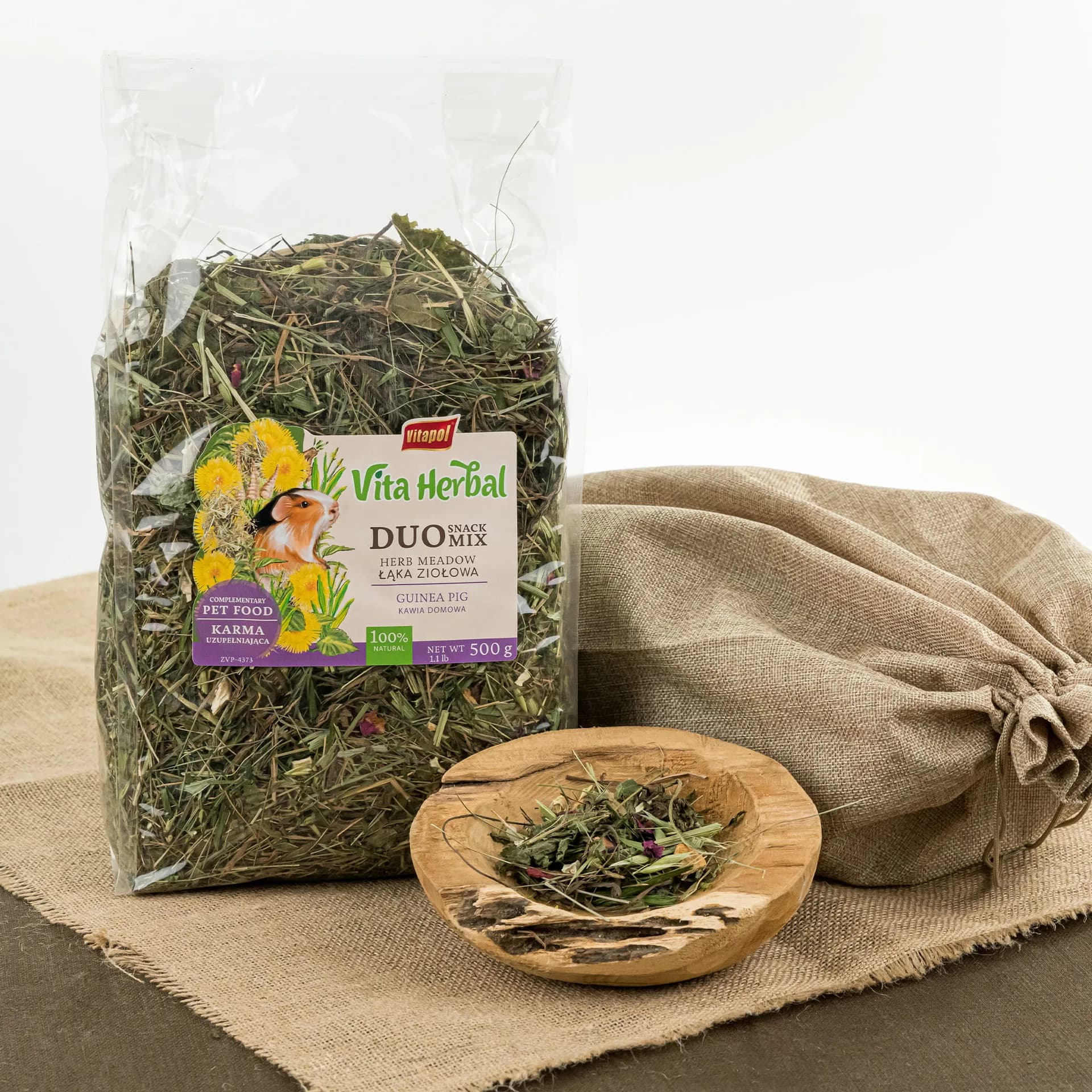 Vitapol Vita Herbal Duo Snack mix łąka ziołowa dla kawii domowej 500 g