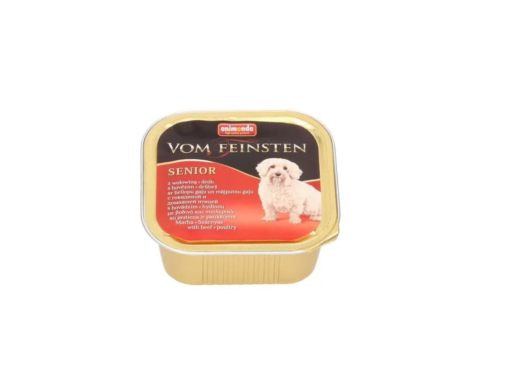 Animonda Vom Feinsten Senior karma mokra z wołowiną i kurczakiem dla starszego psa 150 g