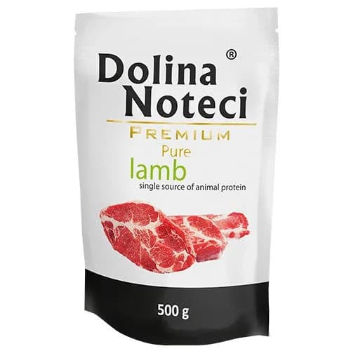 Dolina Noteci Premium Pure saszetka jagnięcina dla psów alergików 500 g