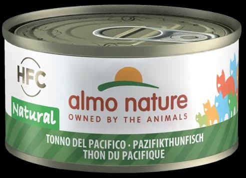 Almo Nature Puszka HFC Natural tuńczyk pacyficzny dla kota różna waga 70 g