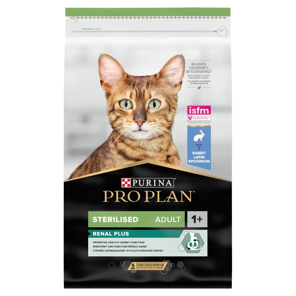 PRO PLAN Sterilised Renal Karma dla kotów z królikiem – 10 kg