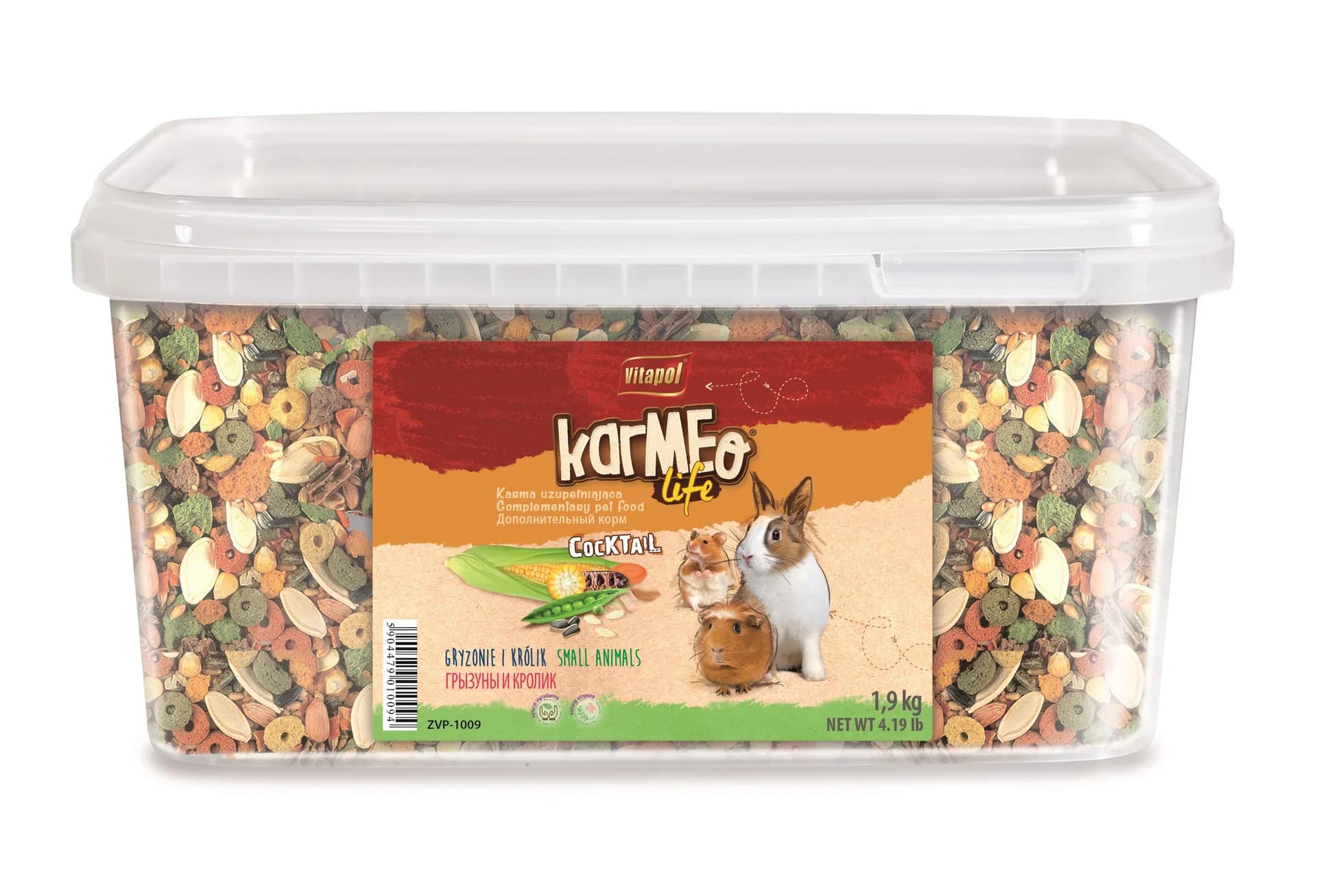 Vitapol Koktajl przysmak dla gryzoni i królika w wiaderku 1,9 kg