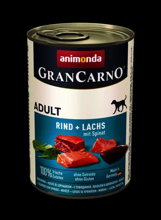 Animonda Grancarno puszka Łosoś/Szpinak dla psa