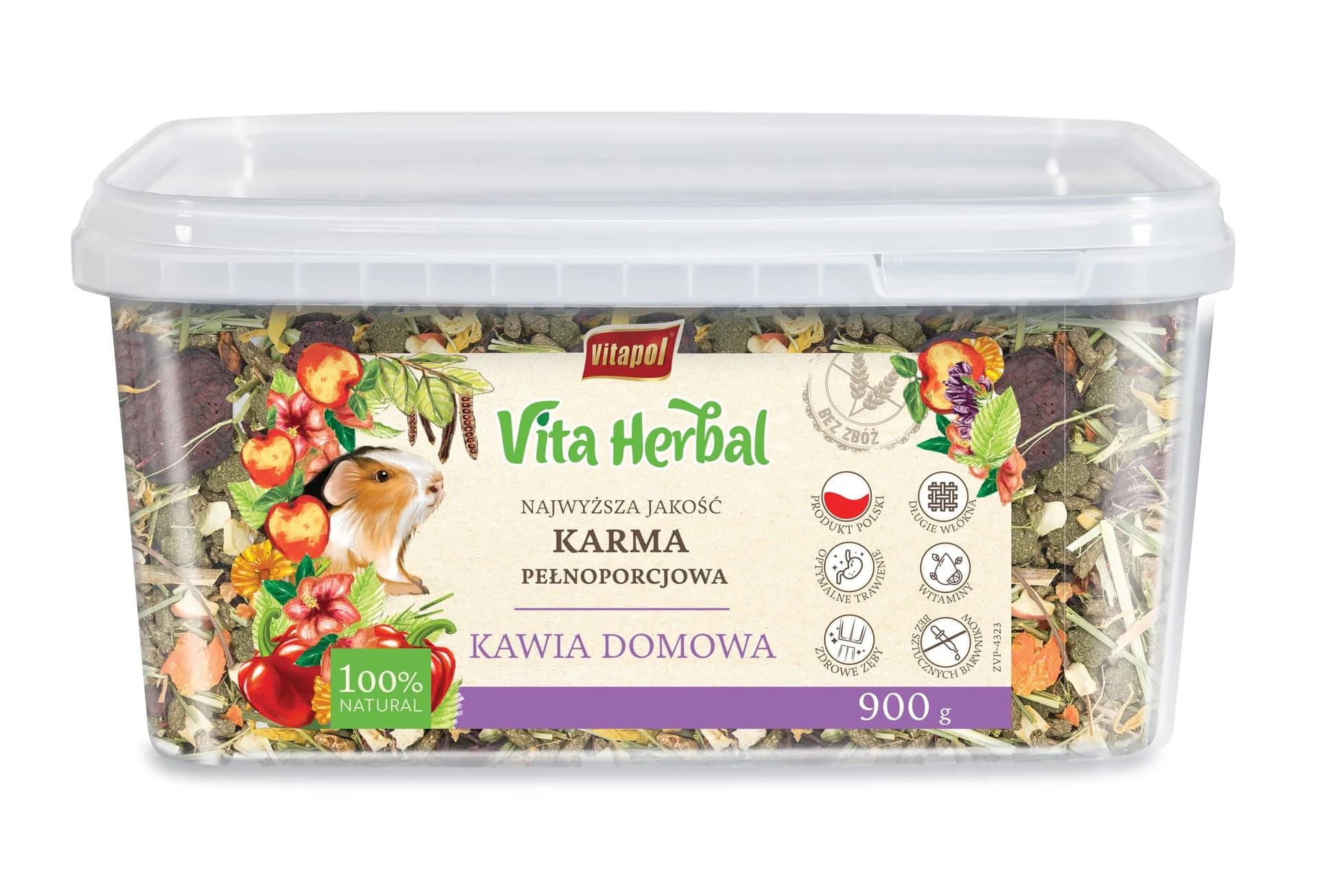 Vitapol Vita Herbal karma pełnoporcjowa dla kawii domowej – 900 g