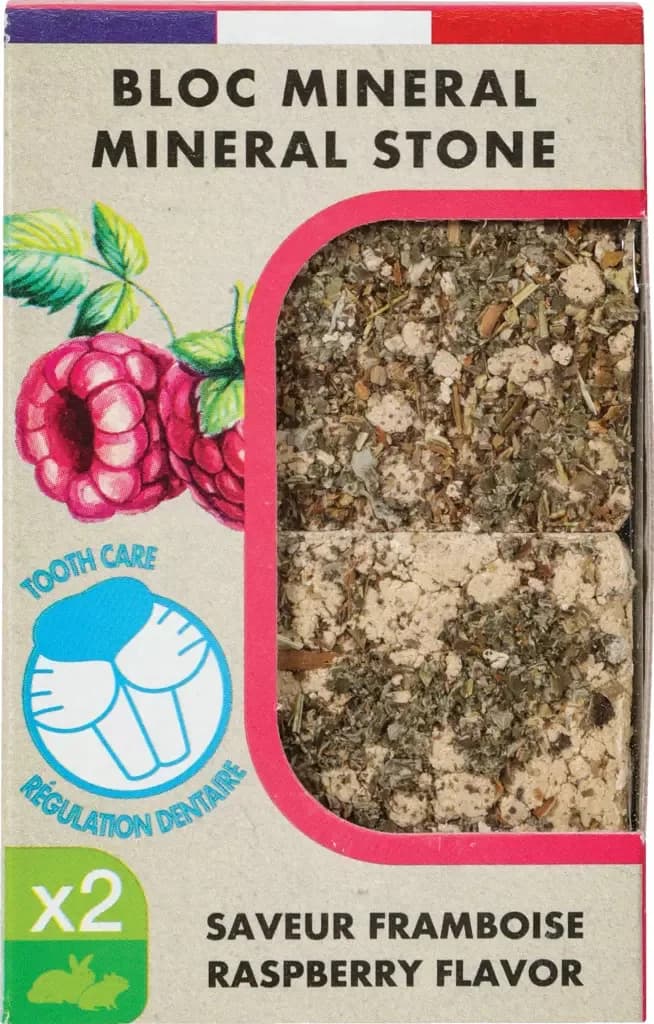 Zolux Kostki mineralne dla gryzonia Eden z maliną 2 szt. x 100 g