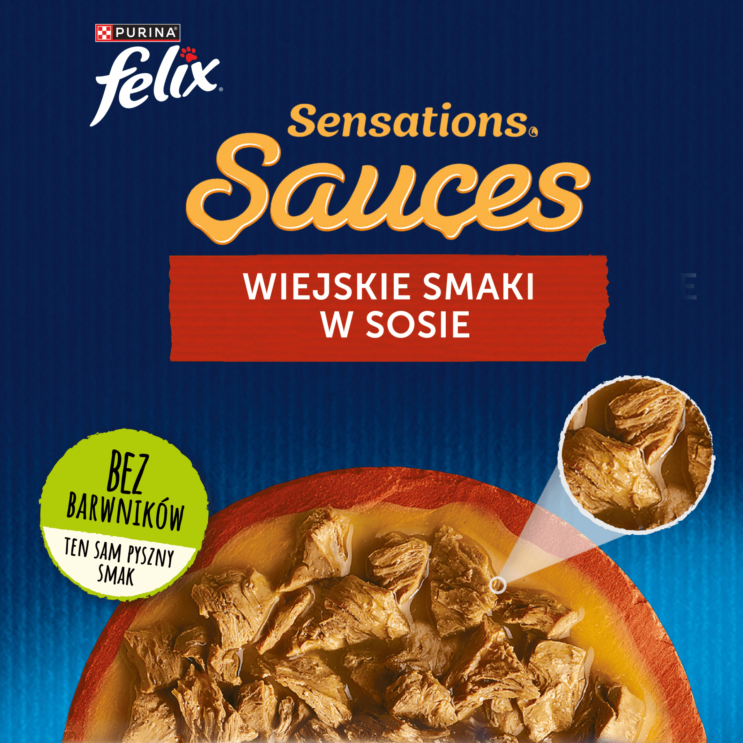 Felix Sensations saszetki karma mokra dla kota Indyk w sosie 4 × 85 g