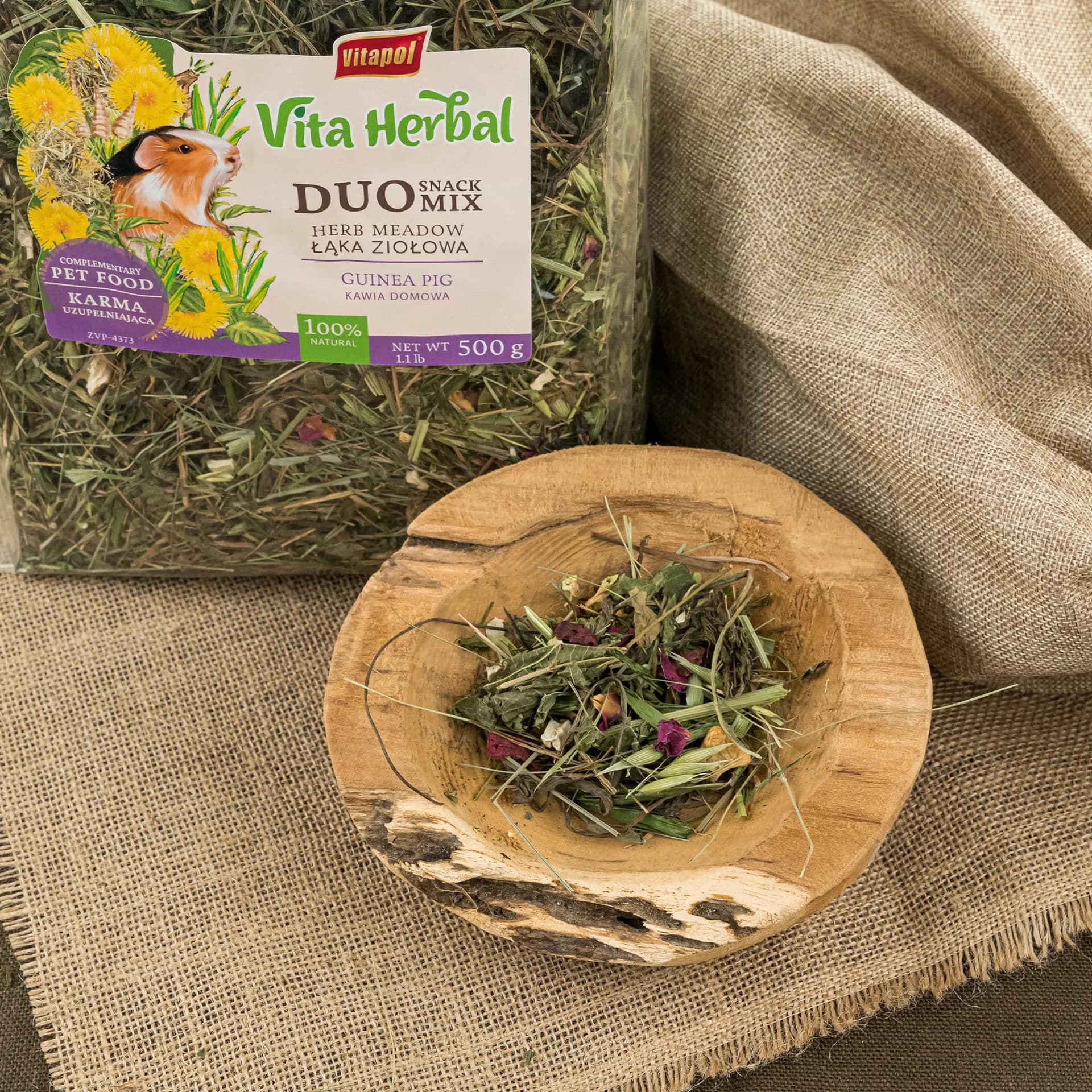 Vitapol Vita Herbal Duo Snack mix łąka ziołowa dla kawii domowej 500 g