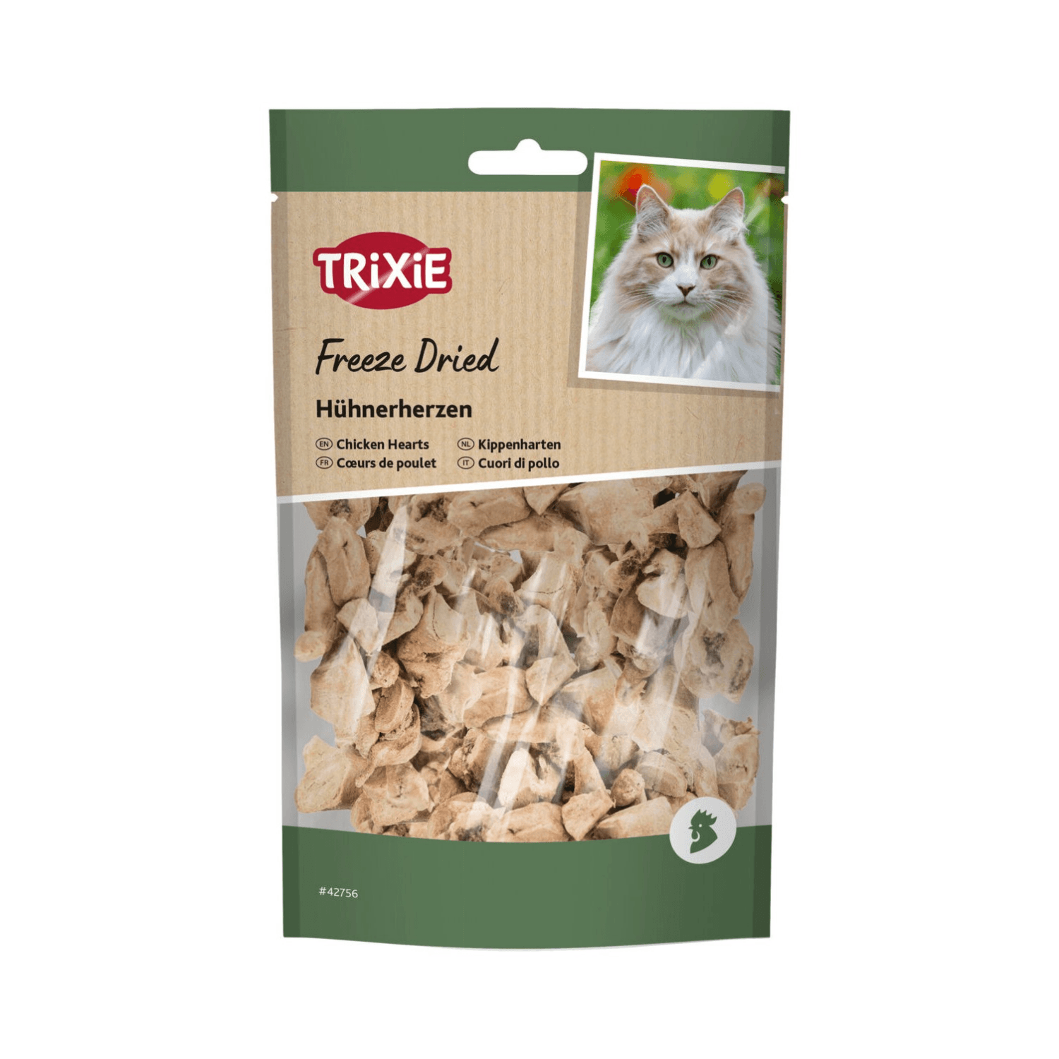 Trixie Premio Freeze Dried przysmak dla kota serca z kurczaka 25 g