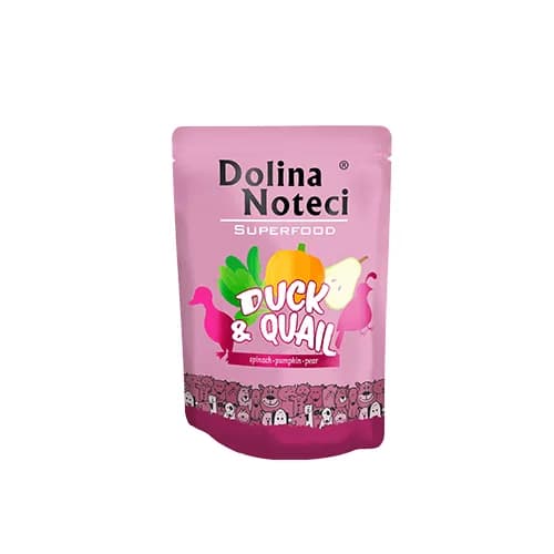 Dolina Noteci Superfood Kaczka i Przepiórka saszetka dla psa 300 g