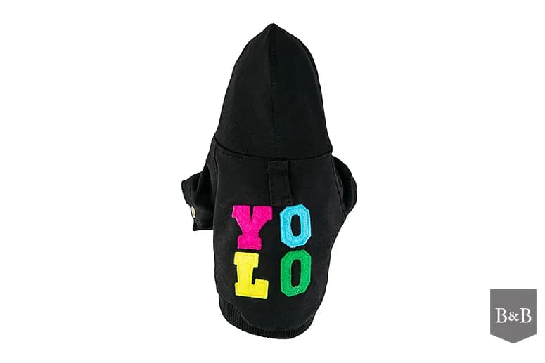 Bowl&Bone Bluza Yolo dla psa – szary, M