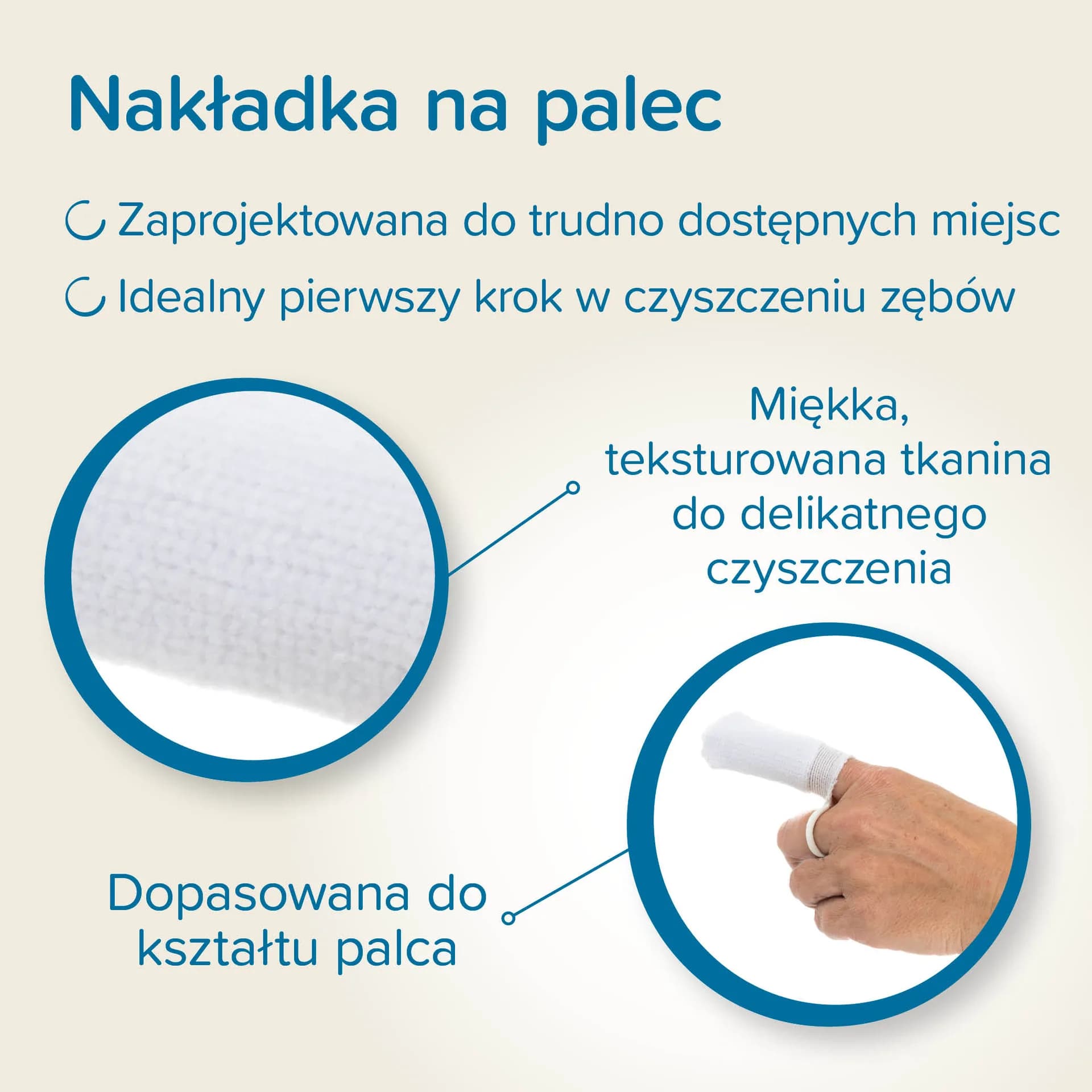 Beaphar Nakładki na palec do czyszczenia zębów dla psów i kotów 2 szt.