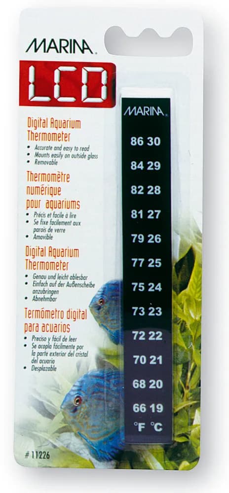 Hagen Cyfrowy termometr Marina LCD do akwarium 19 30 °C