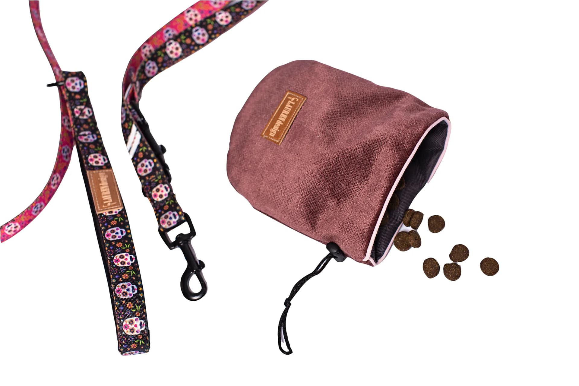 Lauren Design Saszetka treningowa na smakołyki x – różowy