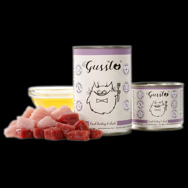 Gussto Cat puszka Fresh Turkey & Duck dla kota – 200 g