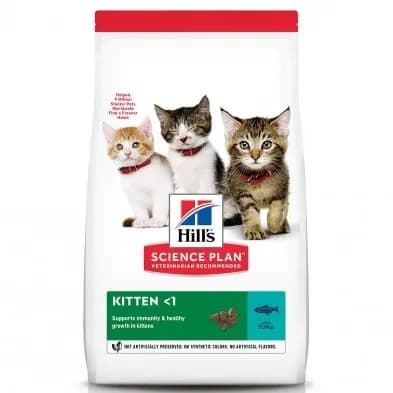 Hill's Sp Feline Kitten karma sucha dla kociąt Tuna Tuńczyk 1,5 kg