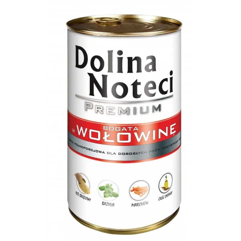 Dolina Noteci Premium bogata w wołowinę dla psa