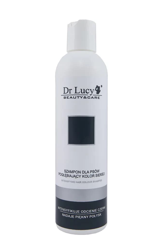 Dr Lucy Silver And Black szampon przeznaczony do pielęgnacji psów o sierści czarnej, błękitnej, grafitowej i srebrnej 250 ml