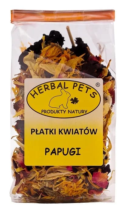 Herbal Pets Płatki kwiatów dla papug 30 g