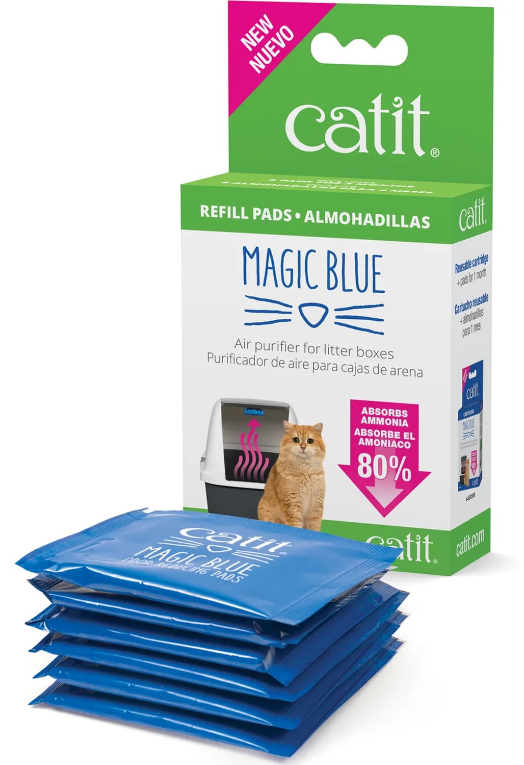 Catit zestaw uzupełniający Magic Blue do filtra powietrza