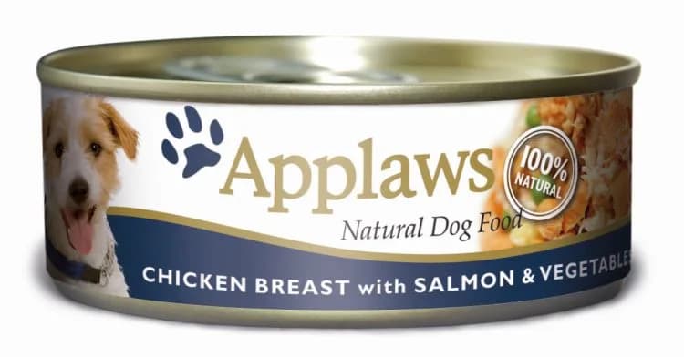 Applaws Pies karma mokra dla dorosłych psów kurczak, Łosoś, Warzywa 156 g