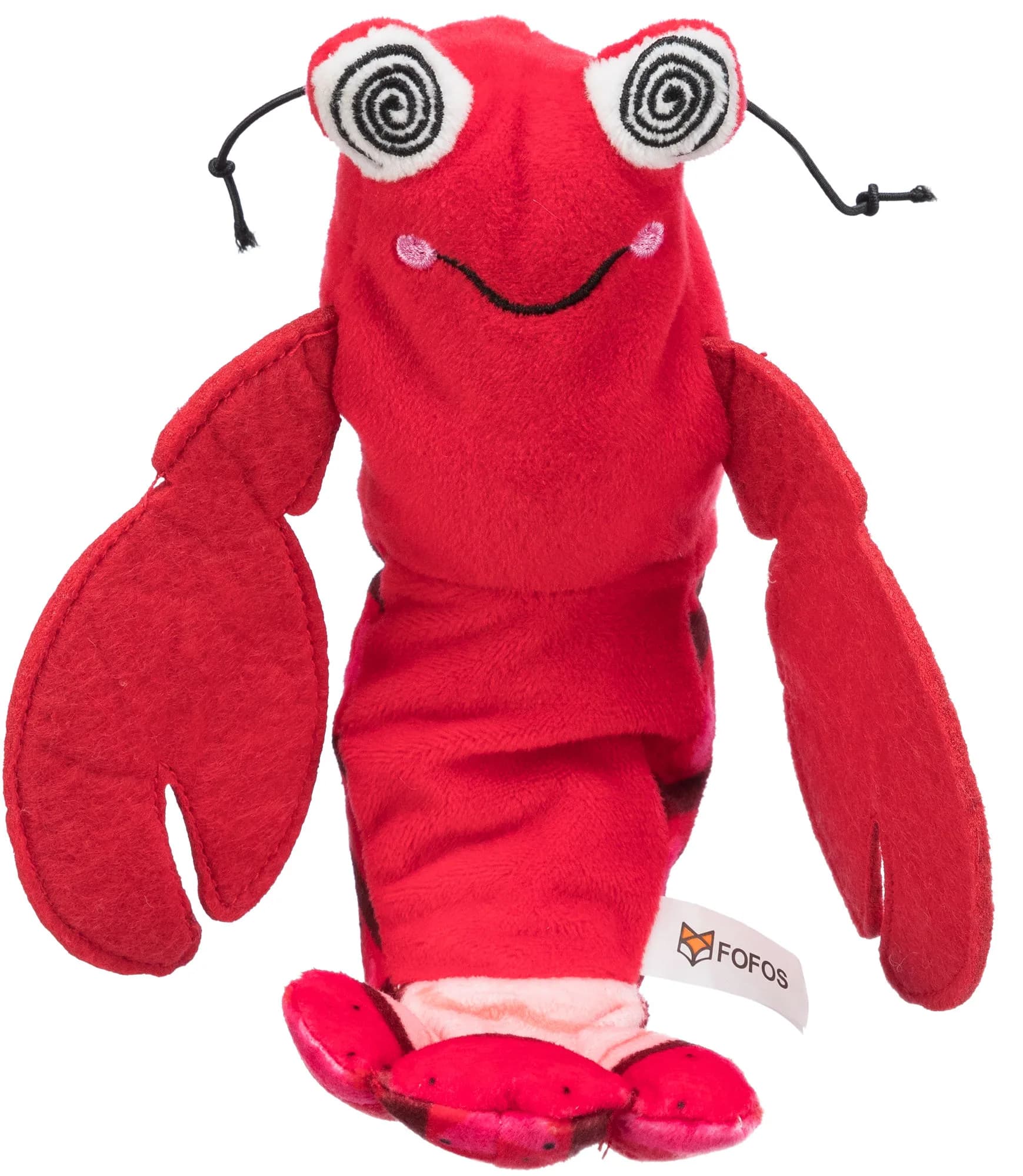 Trixie zabawka Wriggle shrimp zabawka dla kota czerwona z kocimiętką 23 cm