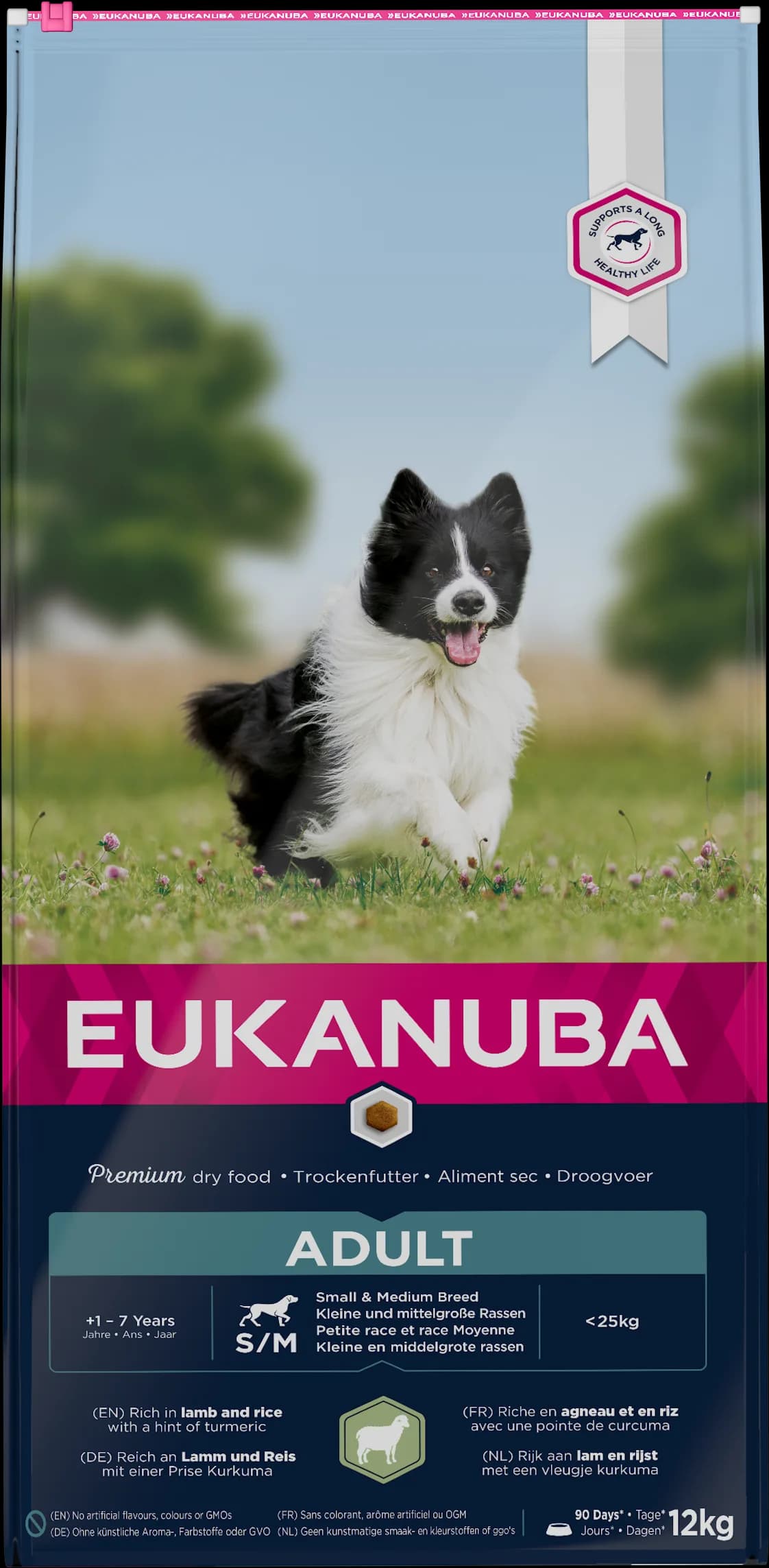 Eukanuba Adult Small & Medium Breeds Lamb & Rice karma jęgnięcina & ry ż