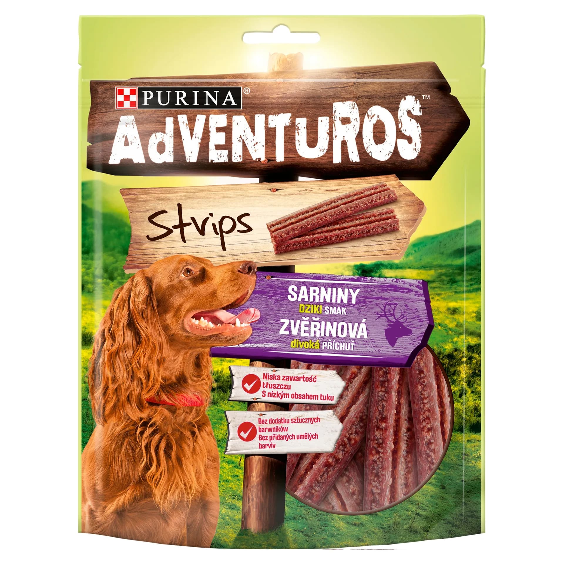 AdVENTuROS Purina Strips dla psa 90 g