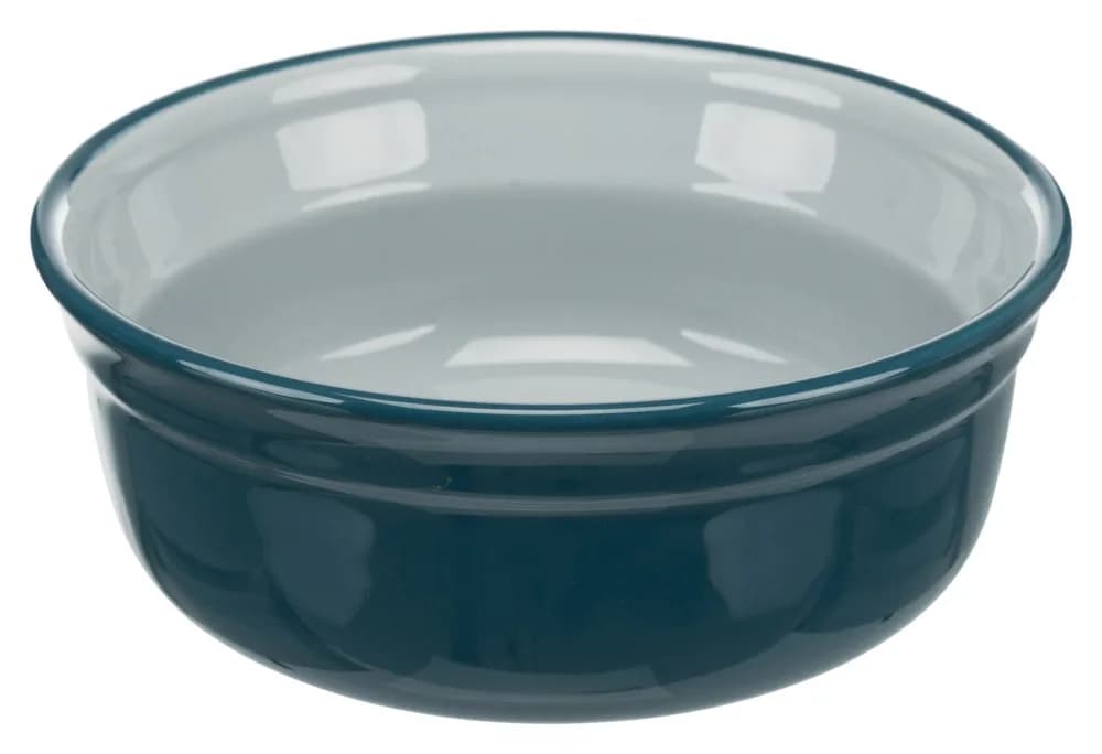 Trixie Zestaw dwóch misek ceramicznych na metalowym stojaku dla psa – 0,25 l