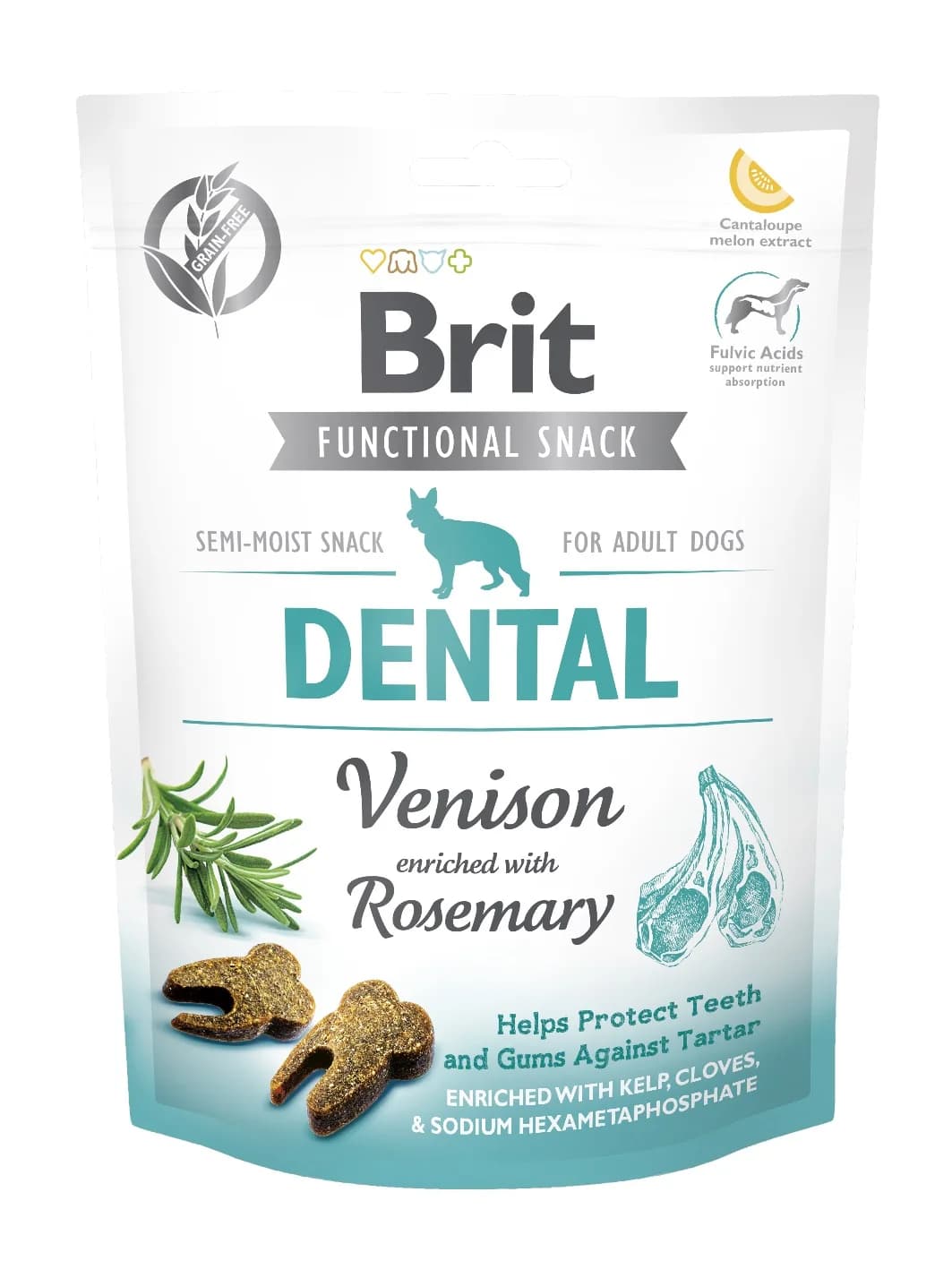 Brit Care Functional Snack Dental Venison & Rosemary przysmak dla psów z dziczyzną 150 g