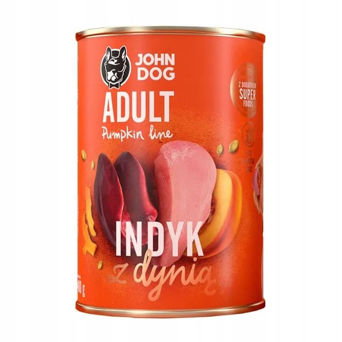 John Dog Pumpkin Dorosły Indyk z dynią