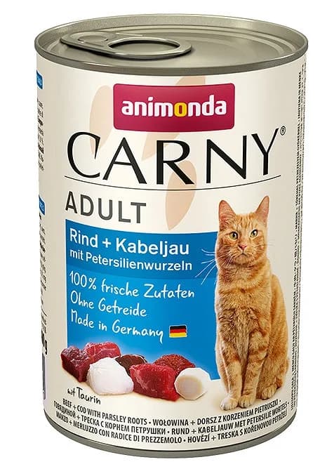 Animonda Carny puszka kot Wołowina dorsz z pietruszką