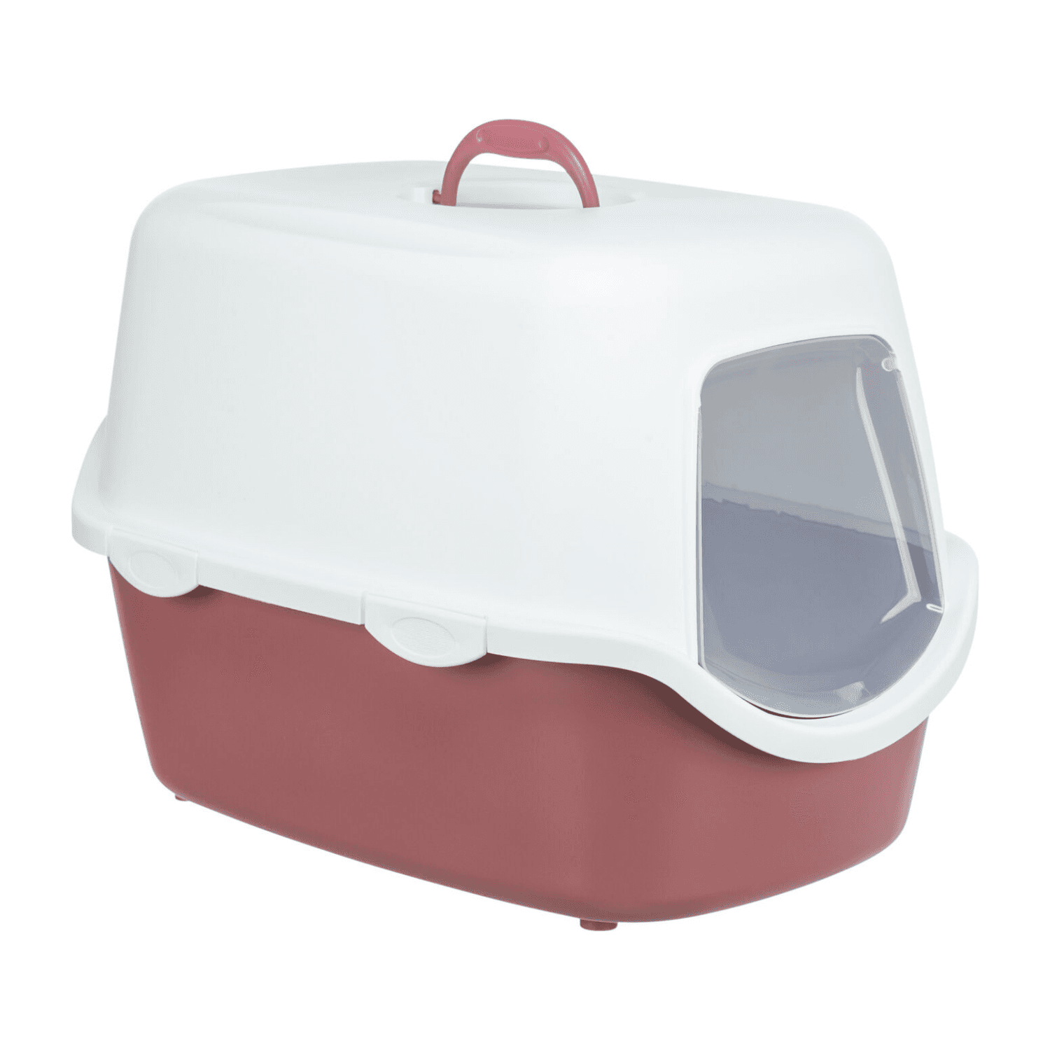 Trixie Kuweta zamykana Vico dla kota – różowy, 40 × 40 × 56 cm