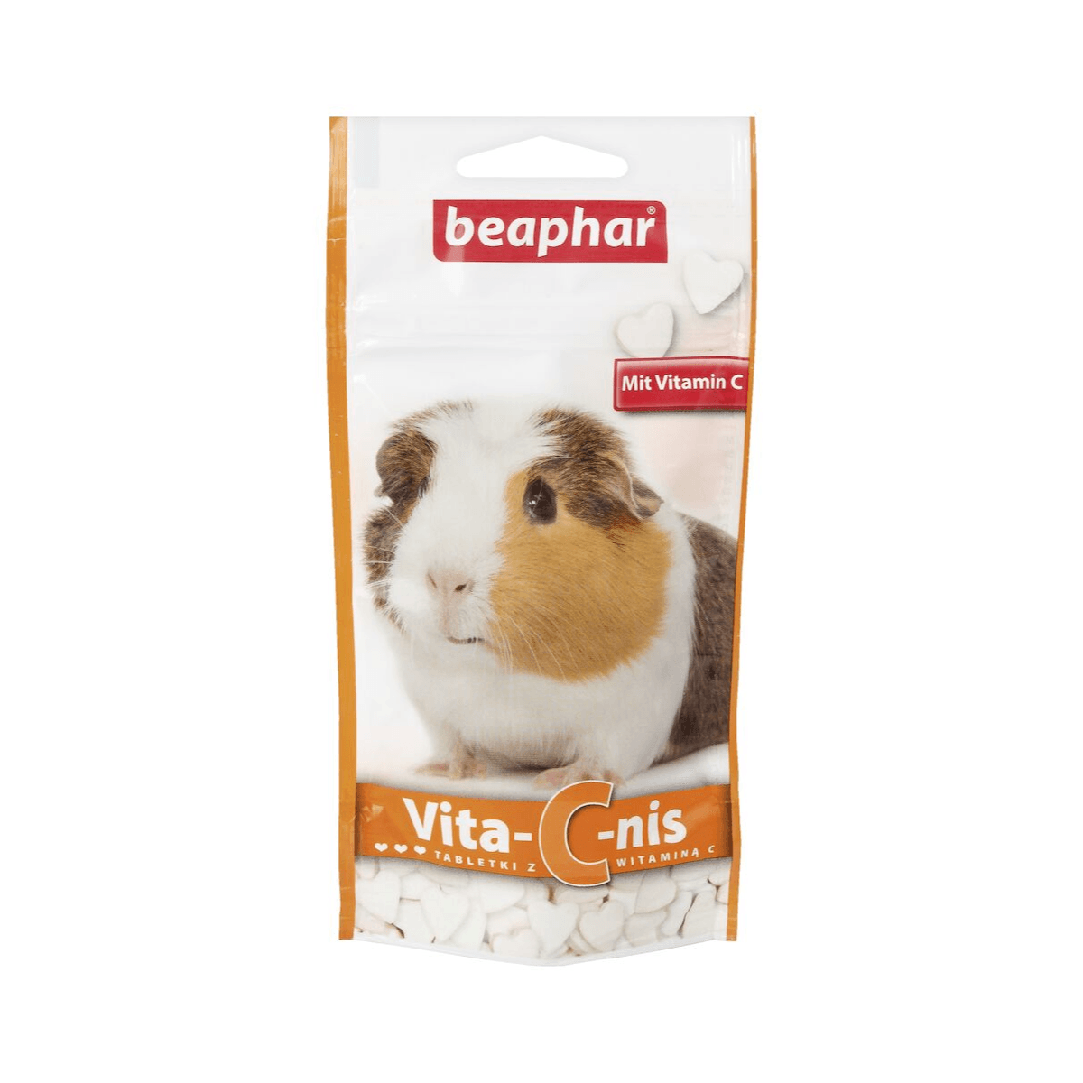 Beaphar Vita-C-nis tabletki z witaminą C dla świnek morskich 50 g