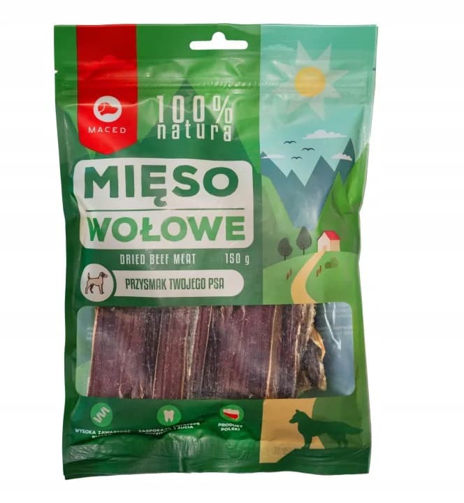 Maced Przysmak dla psa z Mięsa Wołowego 100% Natura – 150 g