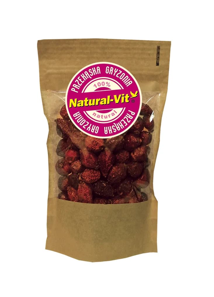Natural-Vit Przekąska przysmak owoc dzikiej róży 100 g