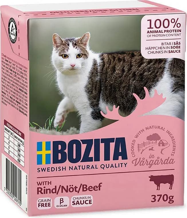 Bozita Wołowina w sosie mokra karma dla kotów 370 g