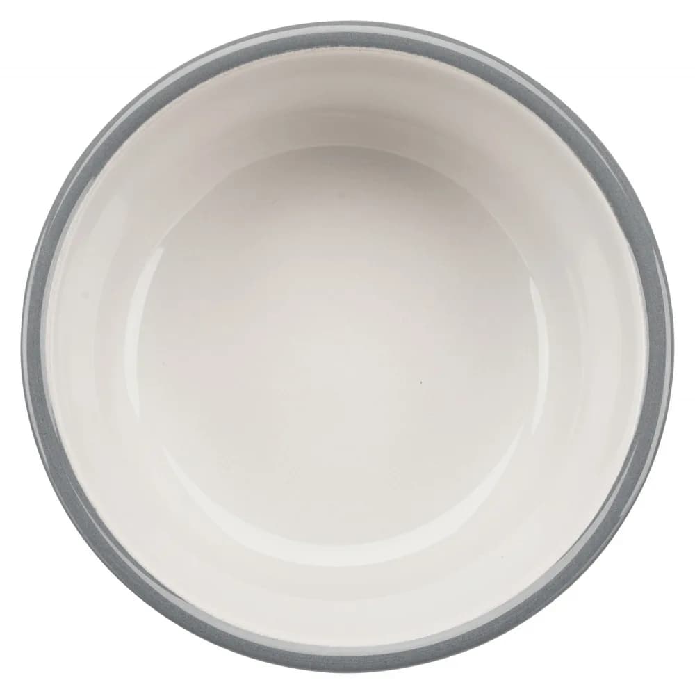 Trixie Zestaw dwóch misek ceramicznych na metalowym stojaku dla psa – 0,25 l