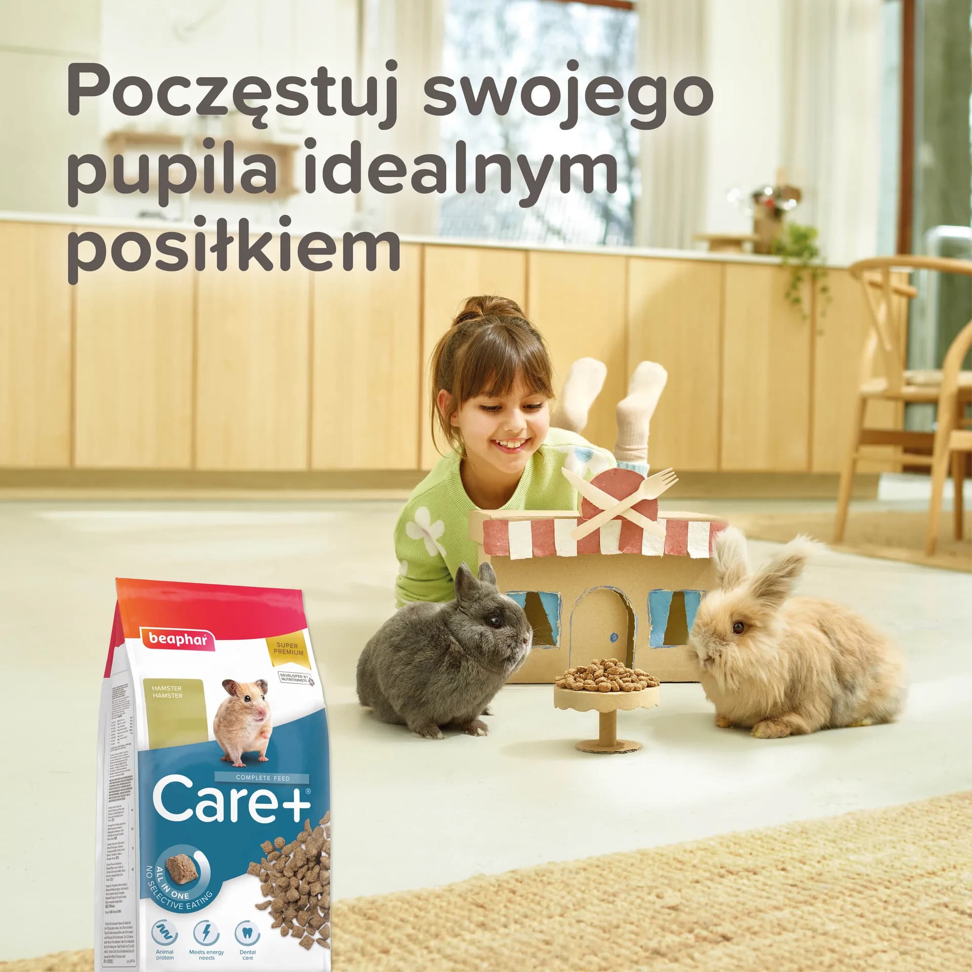 Beaphar Care+ karma Super Premium dla chomików – 700 g