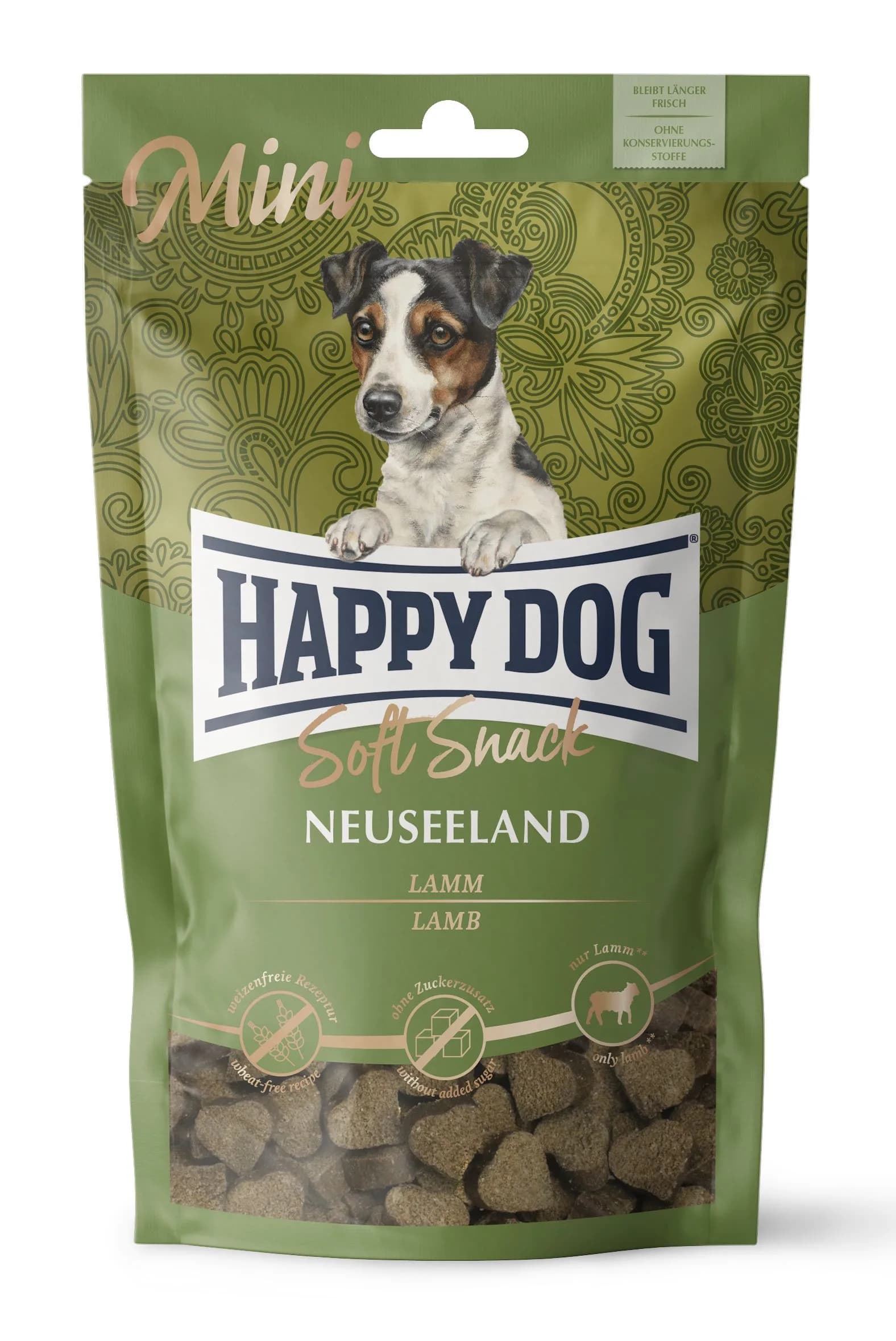 Happy Dog Soft Snack Mini Nowa Zelandia przysmak dla psów dorosłych jagnięcina do 10 kg 100 g