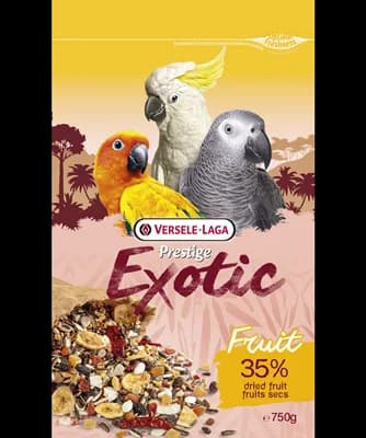 Versele-Laga Exotic Fruit mieszanka owocowa dla dużych papug 750 g