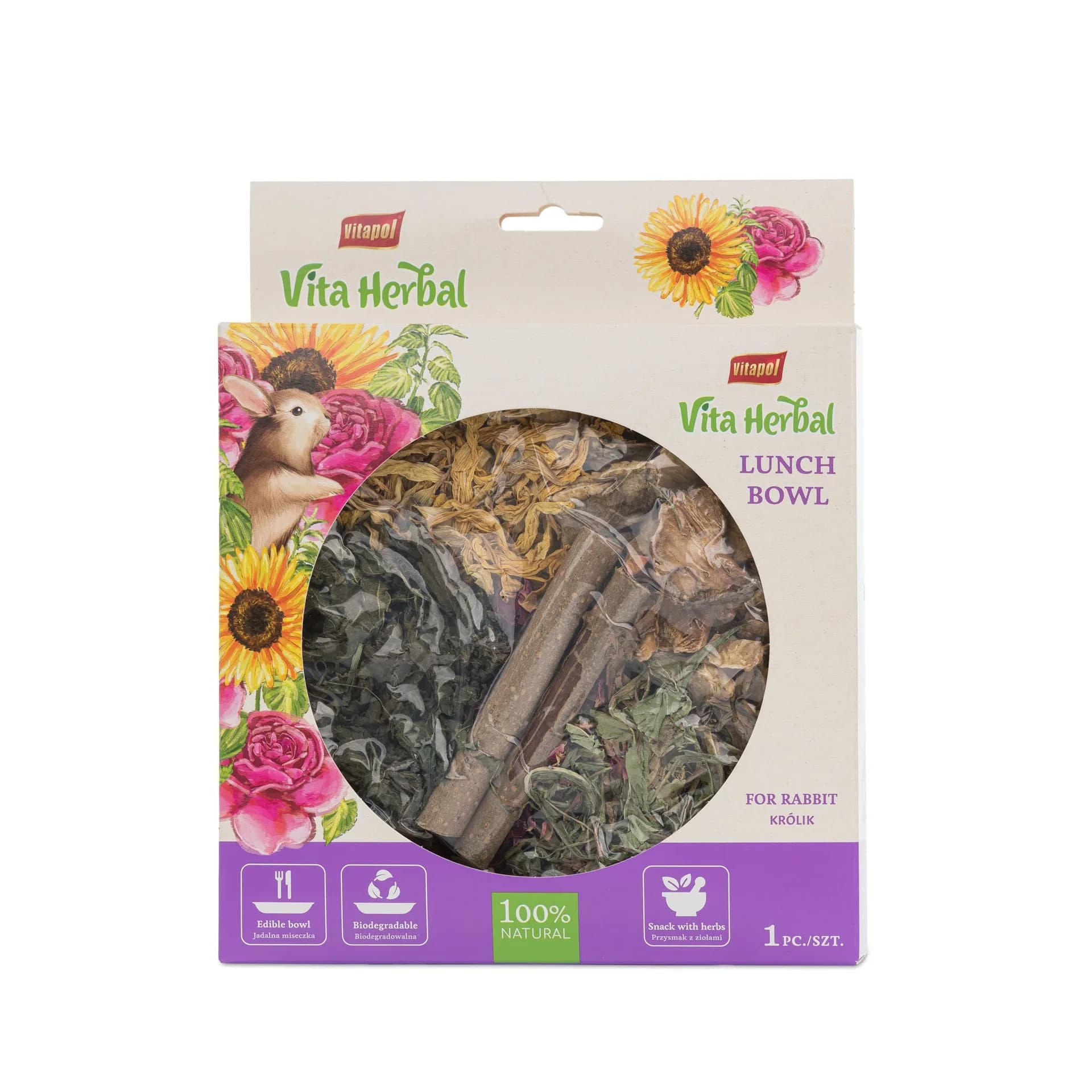 Vitapol Vita Herbal Lunch Bowl przysmak dla królika