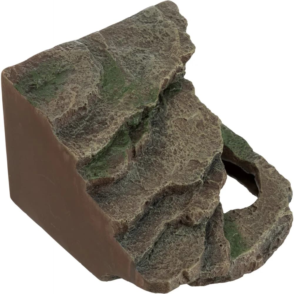 Trixie Skałka narożna z jaskinią i platformą – 14 × 11 × 14 cm