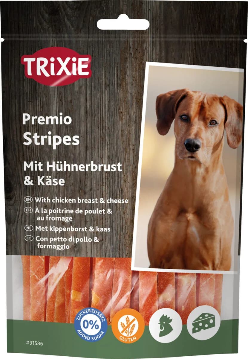 Trixie Snacki Premio Paski przysmak dla psów z serem i kurczakiem light 100 g