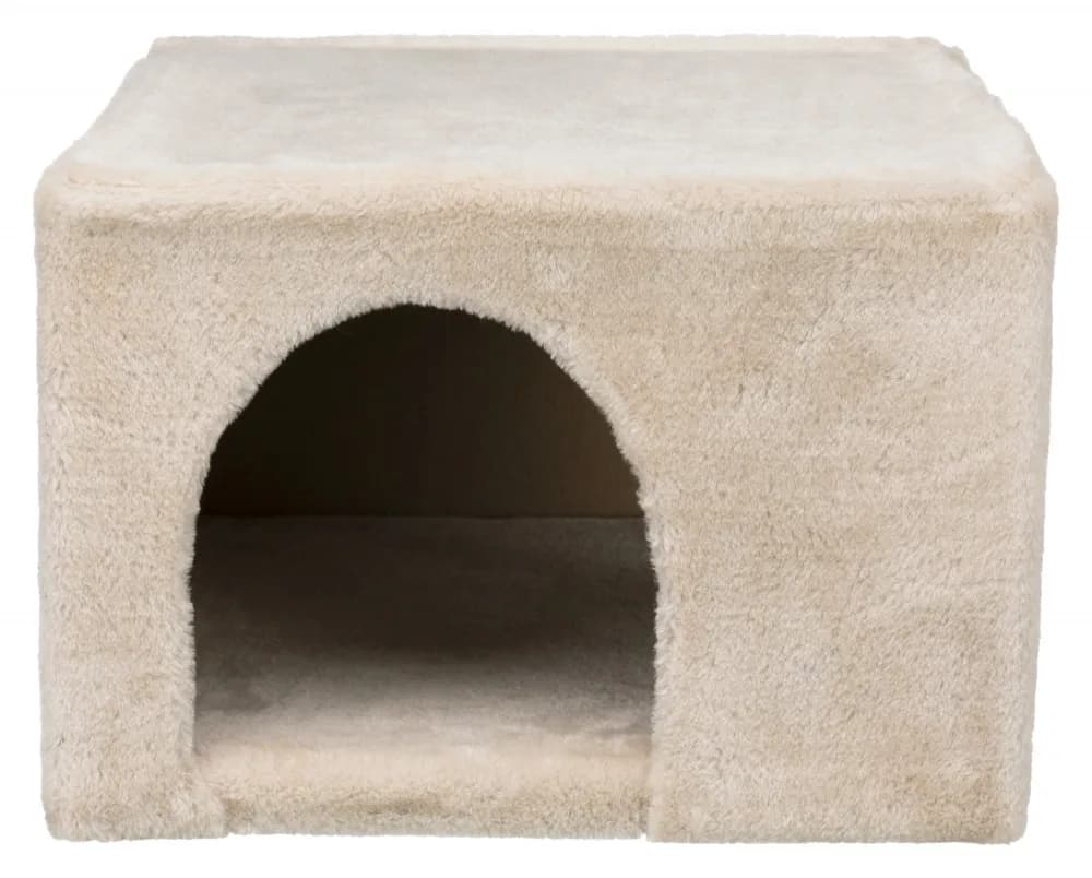 Trixie pluszowy domek dla królików i kawii domowych beżowy 36 x 25 x 36 cm