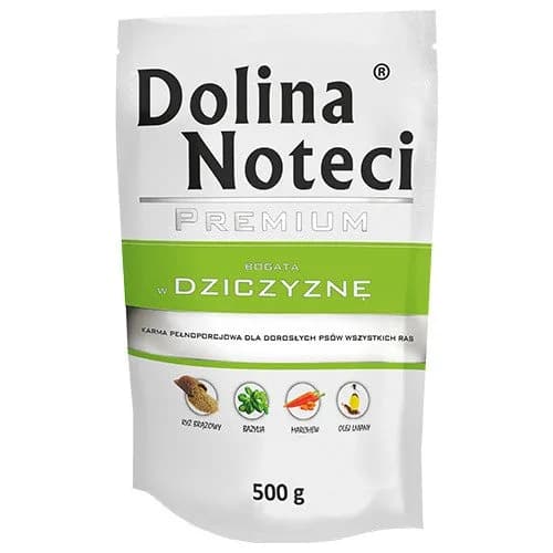 Dolina Noteci Premium karma mokra dla dorosłych psów bogata w dziczyznę
