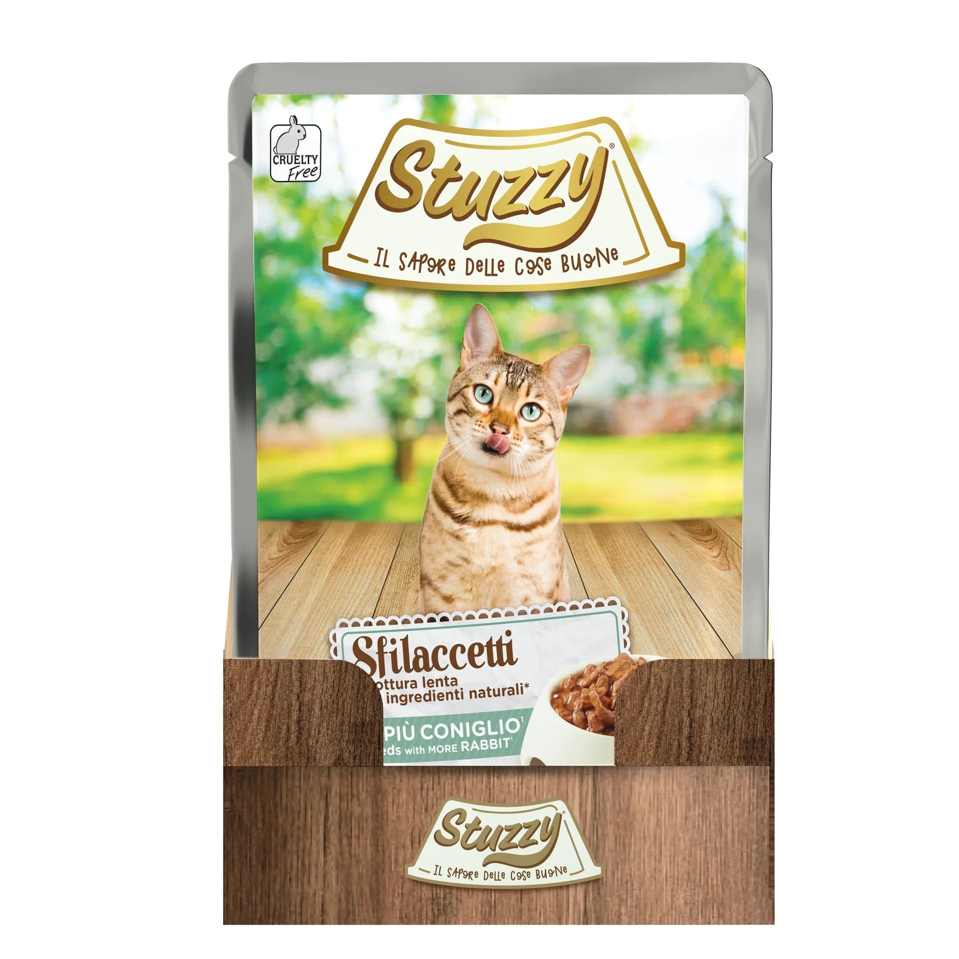 Stuzzy Sfilaccetti karma mokra dla kota o smaku królika 85 g